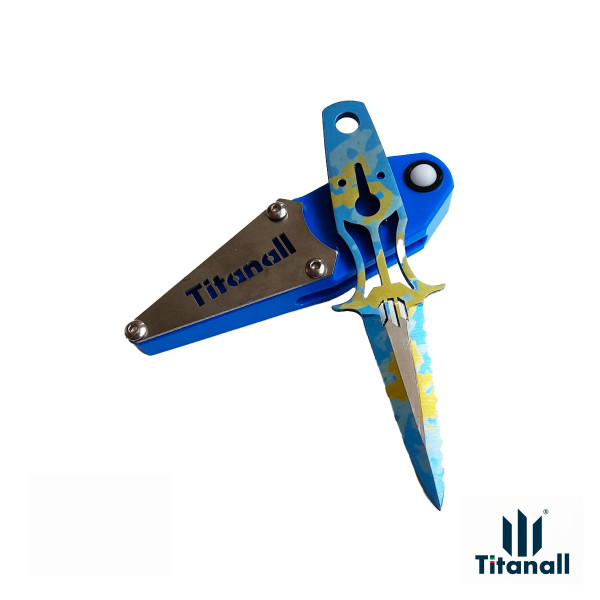 ANODIZED TITANALL T-BLADE  LIMITED EDITION - BLUE COLOR
